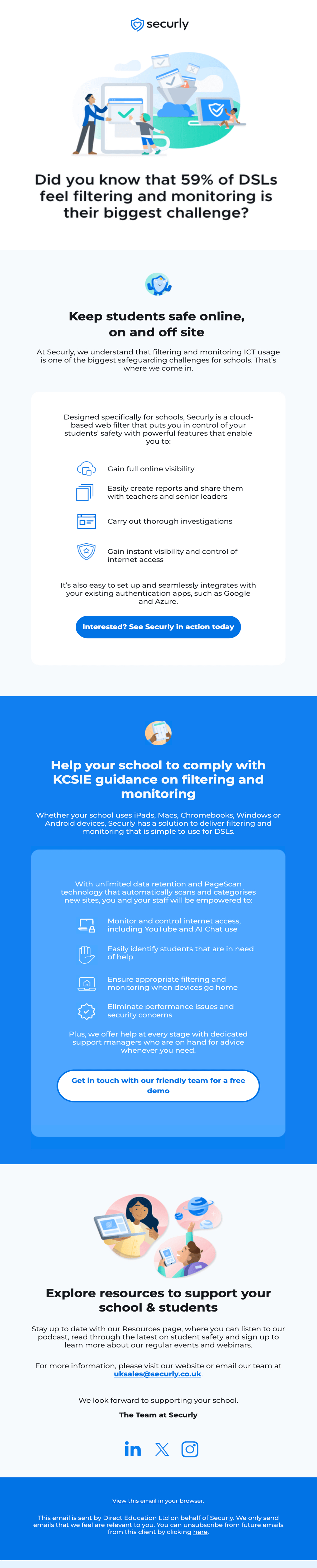 Cyber Distribution email design