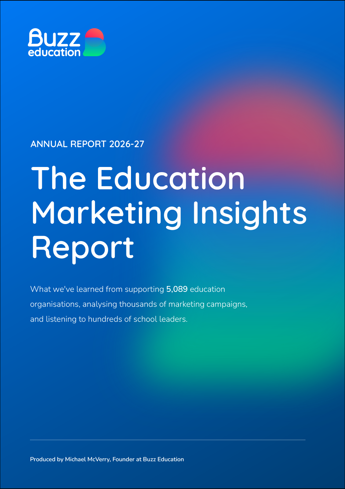 The Education Marketing Insights Report cover