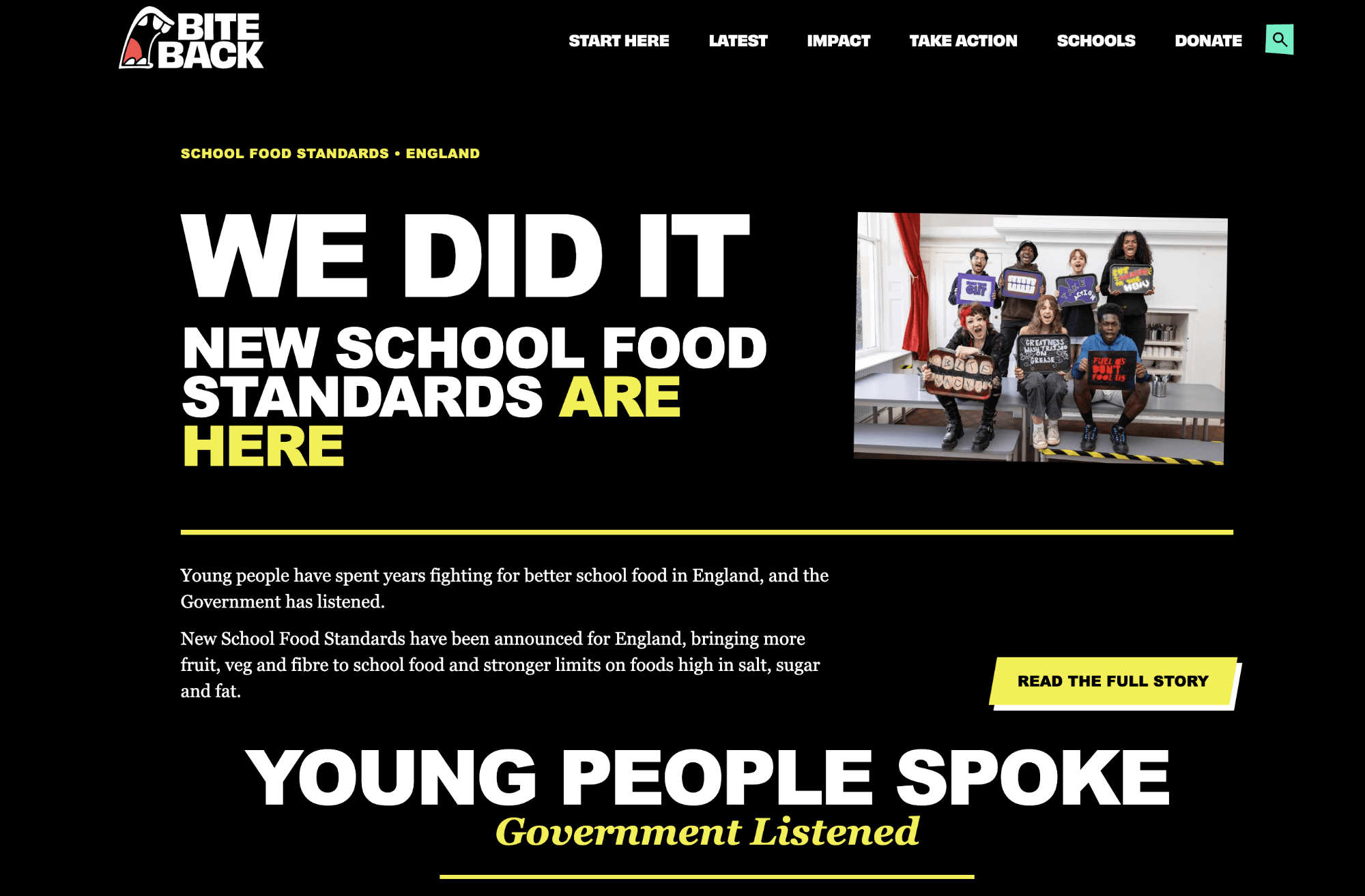 The Bite Back website